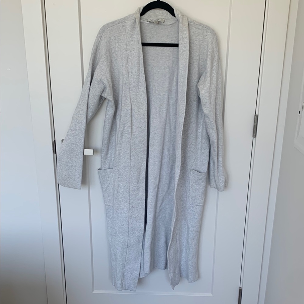 Ever New Gray Knit Cardigan Sweater